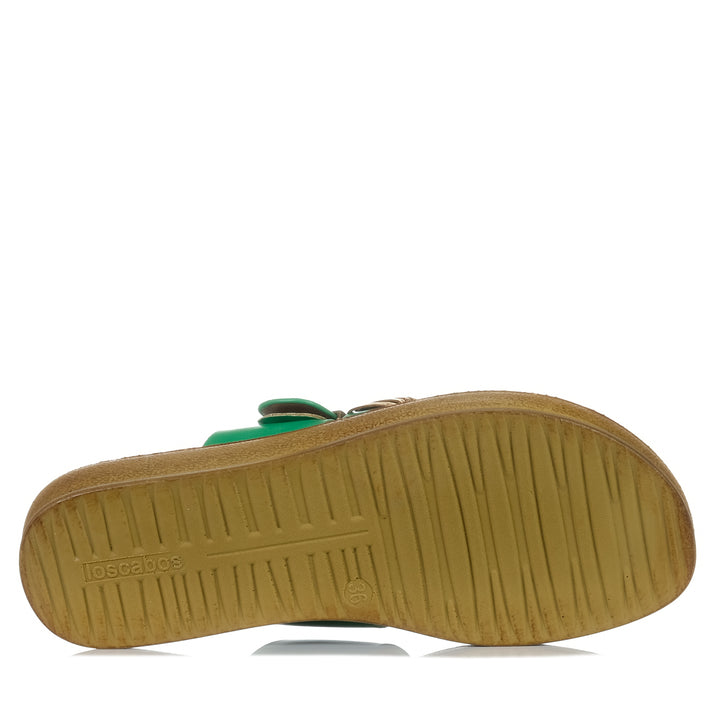 Los Cabos Bria Emerald, Womens, flats, green, los cabos, sandals, womens