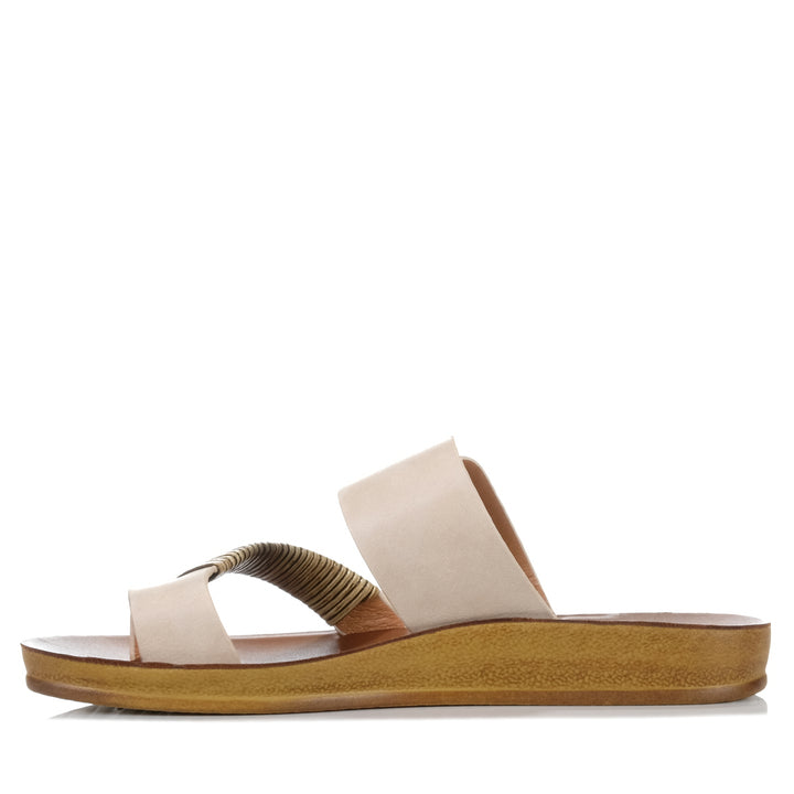 Los Cabos Bria Oats, Womens, flats, los cabos, sandals, taupe, womens