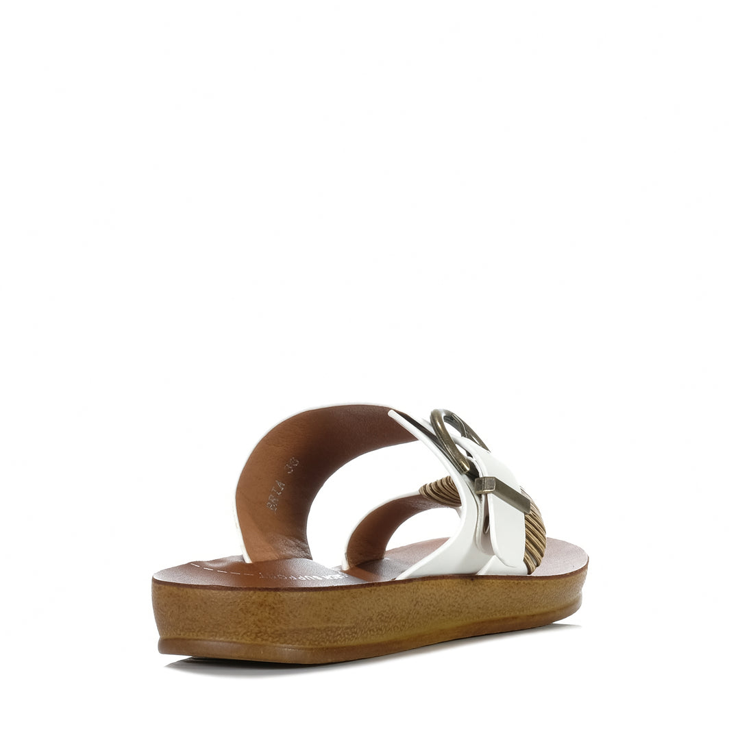 Los Cabos Bria Off White, Womens, flats, los cabos, sandals, white, womens