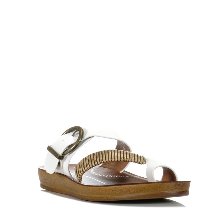 Los Cabos Bria Off White, Womens, flats, los cabos, sandals, white, womens