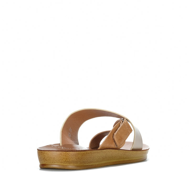 Los Cabos Bry Brandy/Soft Gold Womens Sandals