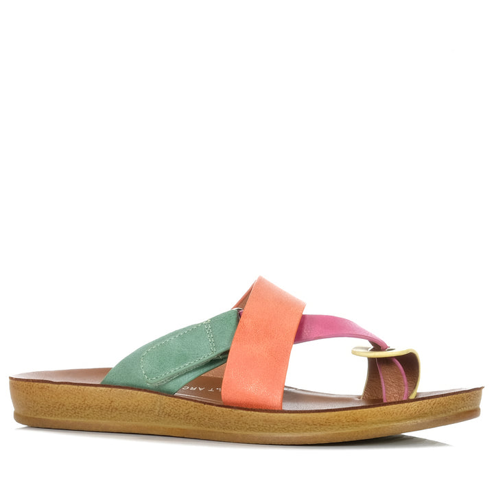 Los Cabos Bry Combo, Womens, flats, los cabos, multi, sandals, womens