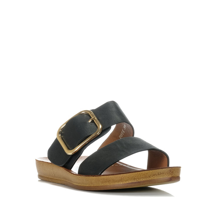 Los Cabos Doti Black, Womens, black, flats, los cabos, sandals, womens