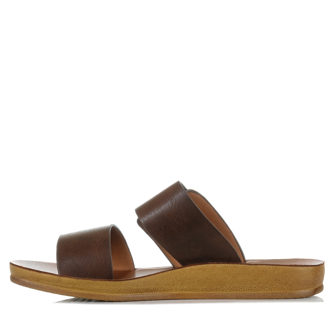 Los Cabos Doti Mocha, Womens, brown, flats, Los Cabos, sandals, womens