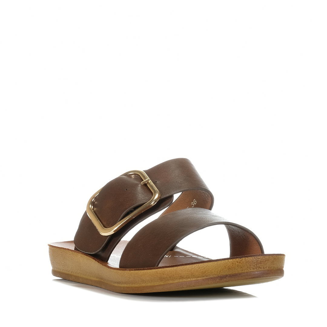 Los Cabos Doti Mocha, Womens, brown, flats, Los Cabos, sandals, womens