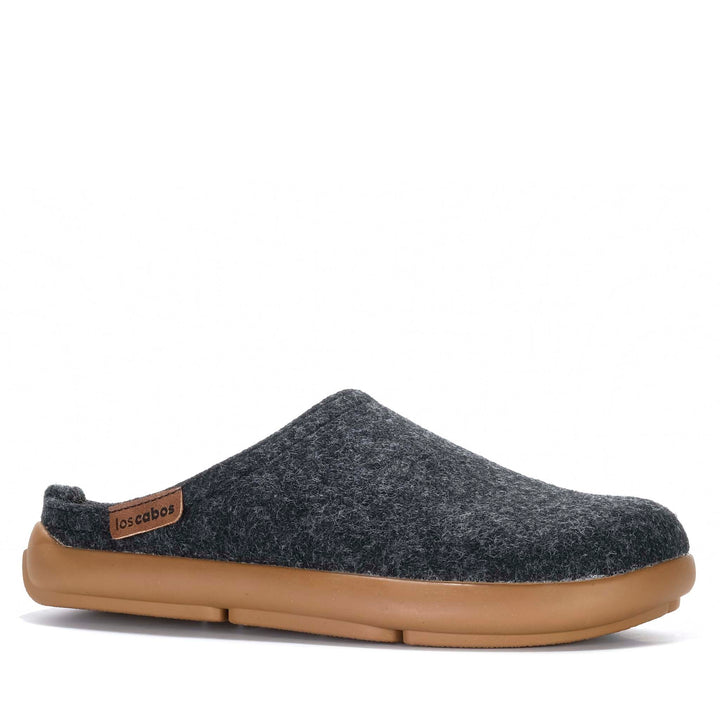 Los Cabos Felton Graphite Womens Slippers
