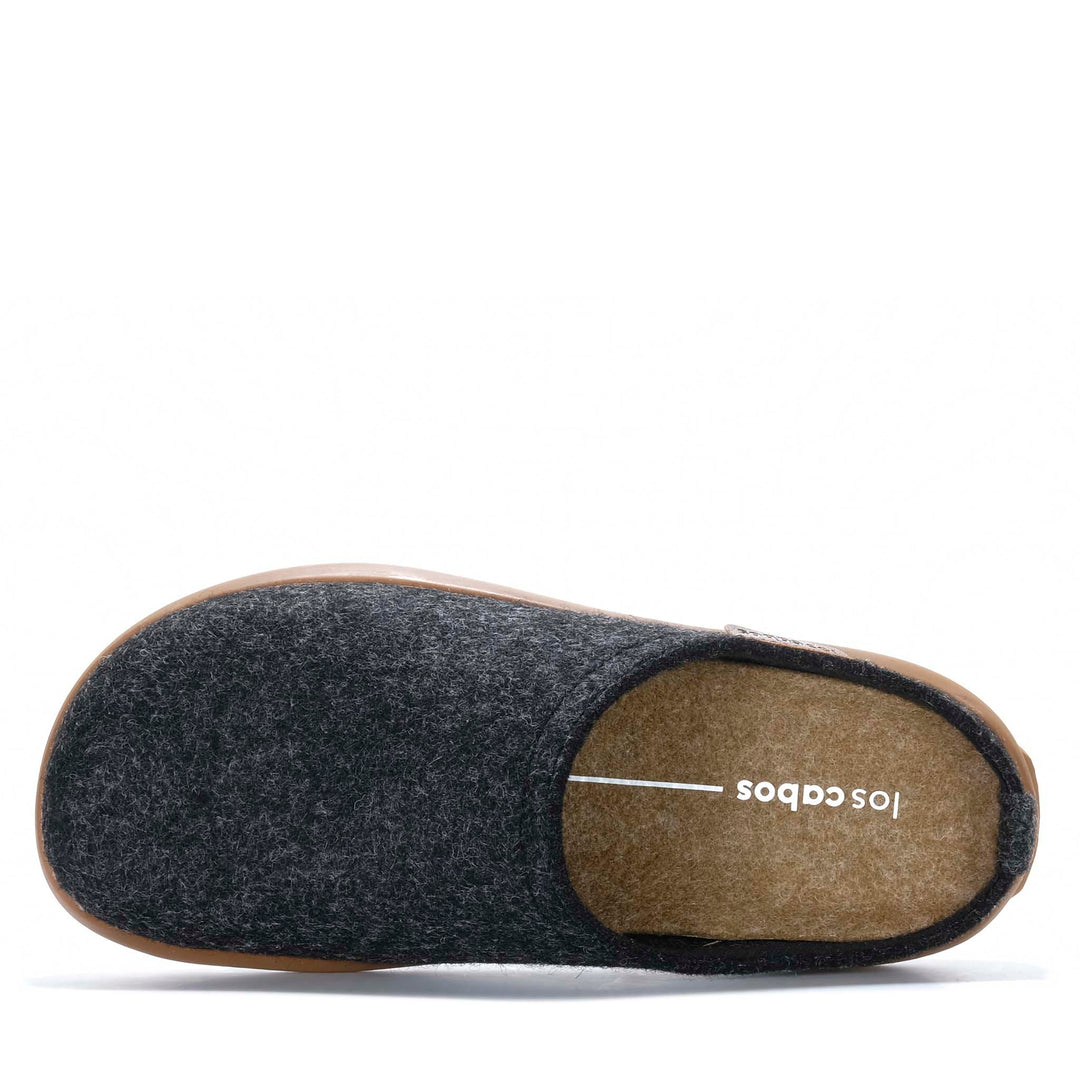Los Cabos Felton Graphite Womens Slippers