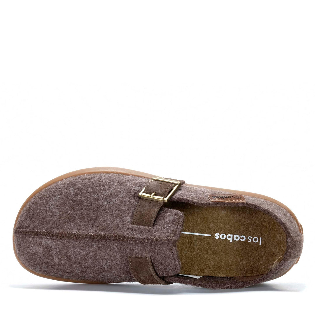 Los Cabos Feltsome Mocha Womens Slippers