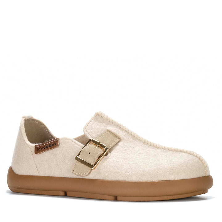 Los Cabos Feltsome Vanilla Womens Slippers