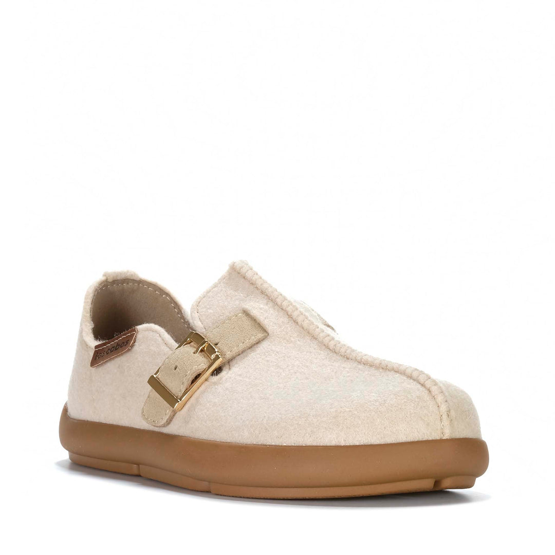 Los Cabos Feltsome Vanilla Womens Slippers