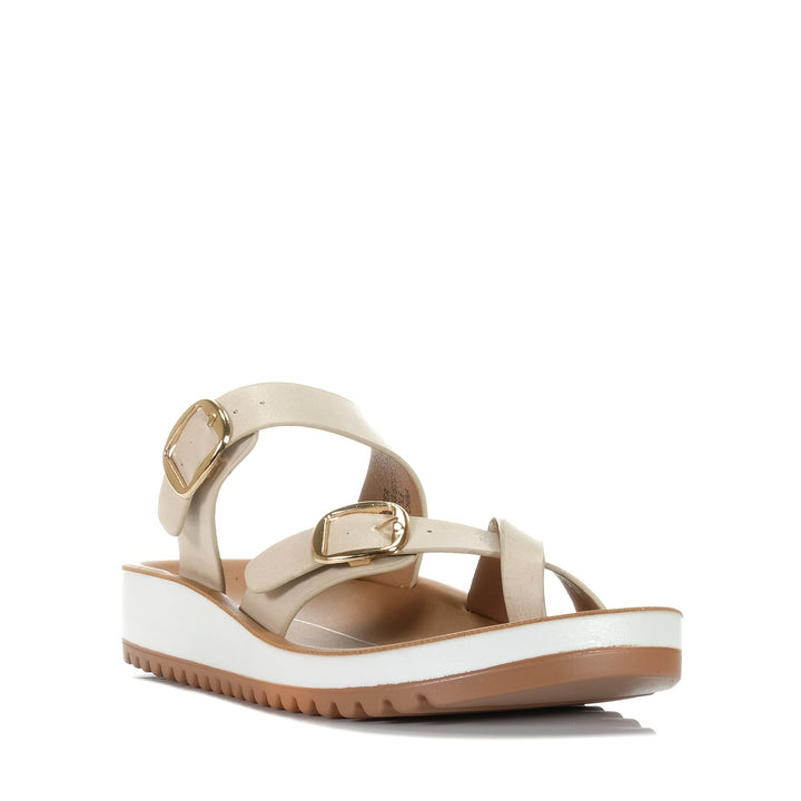 Los Cabos Nins Oats, Womens, flats, los cabos, sandals, taupe, womens