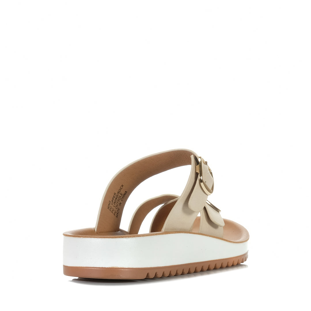 Los Cabos Nins Oats, Womens, flats, los cabos, sandals, taupe, womens