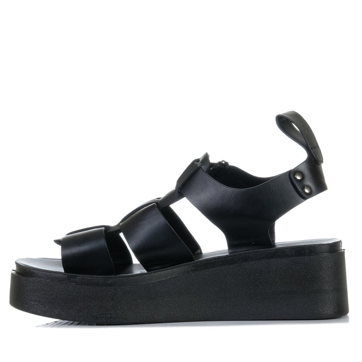 Los Cabos Pasis Black, Womens, black, flats, los cabos, sandals, womens