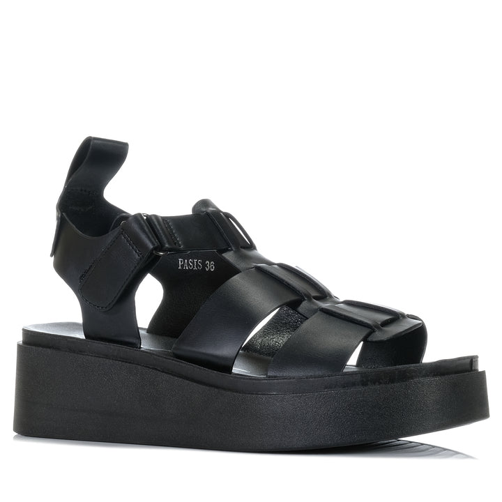 Los Cabos Pasis Black, Womens, black, flats, los cabos, sandals, womens