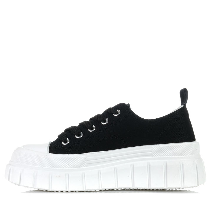 Los Cabos Runna Black Textile, 36 EU, 37 EU, 38 EU, 39 EU, 40 EU, 41 EU, 42 EU, black, flats, los cabos, low-tops, shoes, sneakers, womens