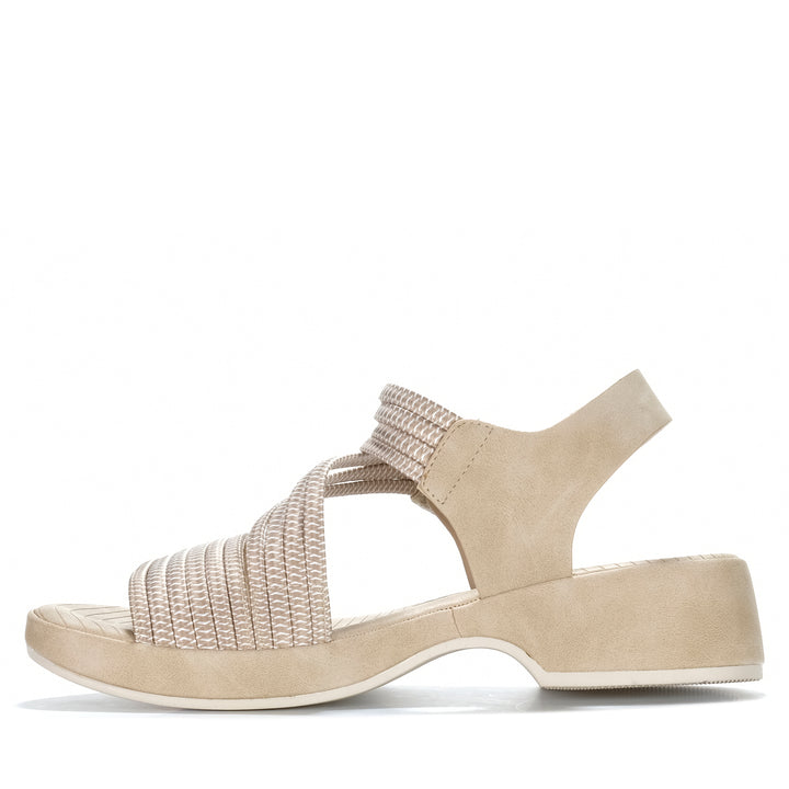 Los Cabos Sportz Taupe Womens Sandals