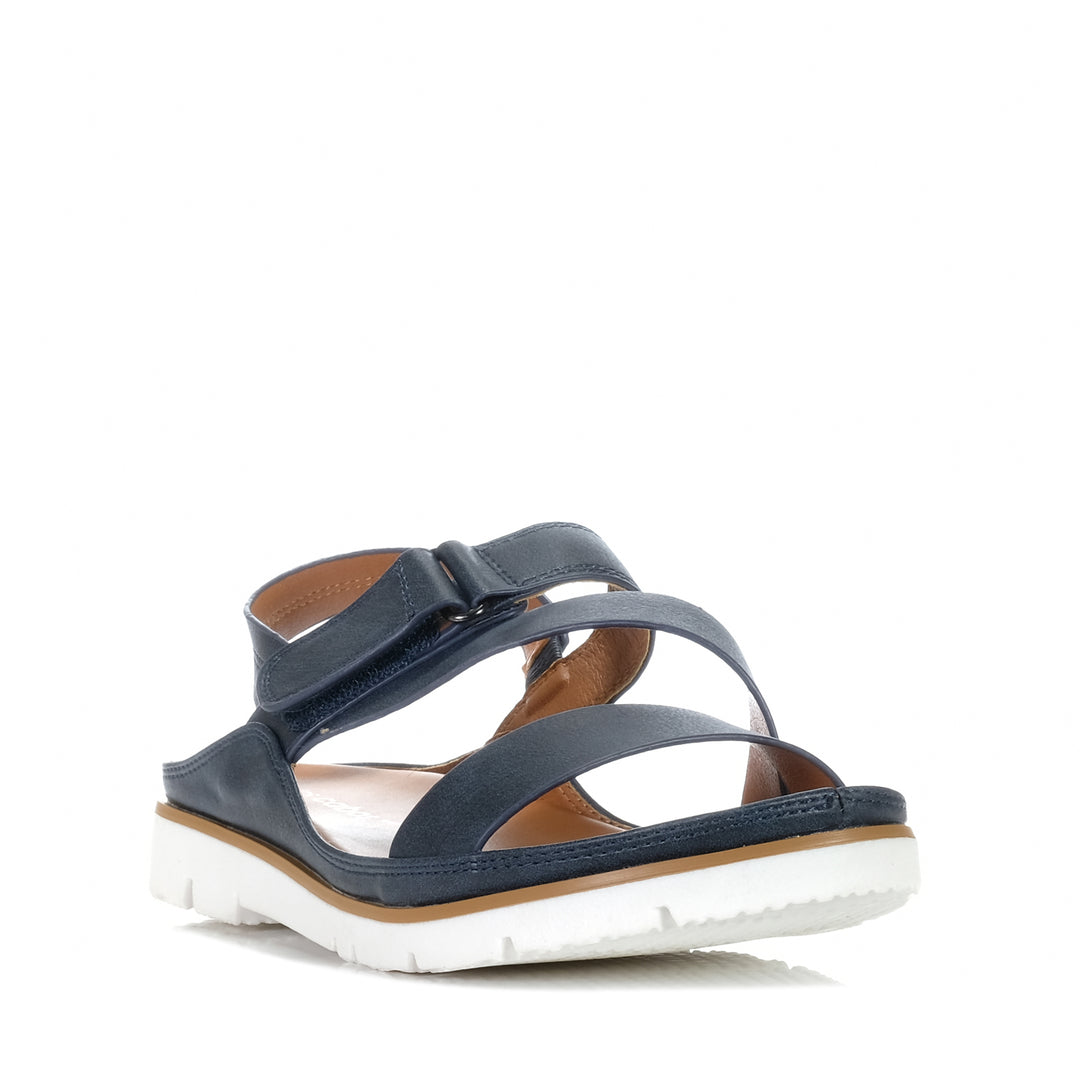 Los Cabos Ashli Dark Navy, Womens, blue, flats, Los Cabos, sandals, womens