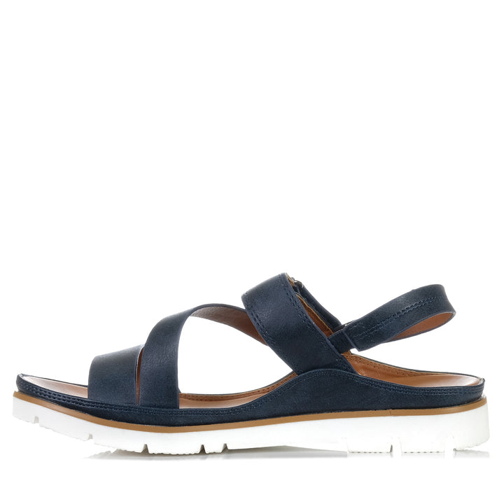 Los Cabos Ashli Dark Navy, Womens, blue, flats, Los Cabos, sandals, womens