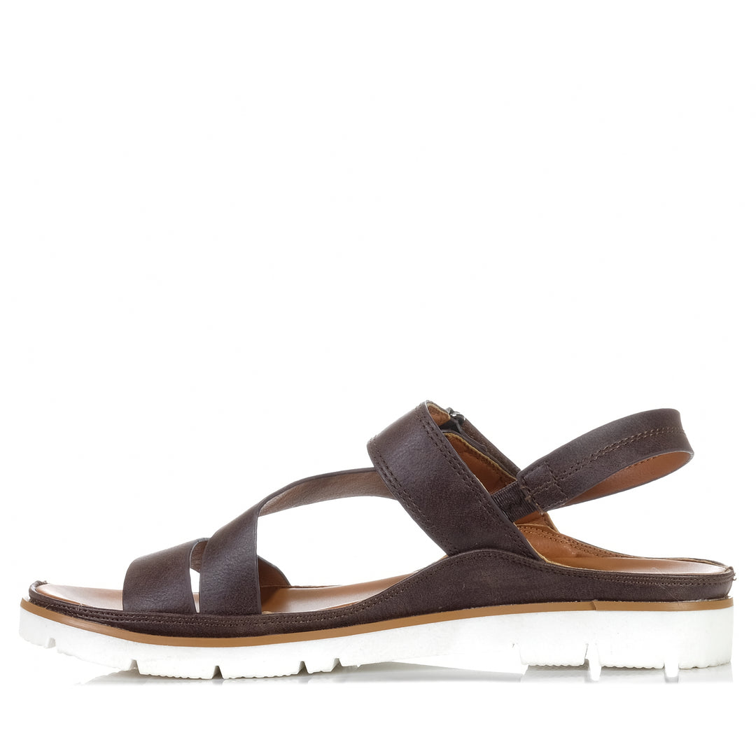 Los Cabos Ashli Mocha, Womens, brown, flats, los cabos, sandals, womens