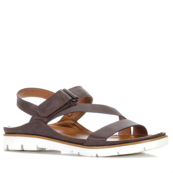 Los Cabos Ashli Mocha, Womens, brown, flats, los cabos, sandals, womens