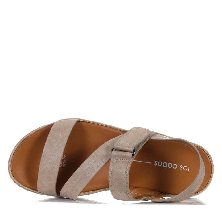 Los Cabos Ashli Taupe, Womens, flats, Los Cabos, sandals, taupe, womens