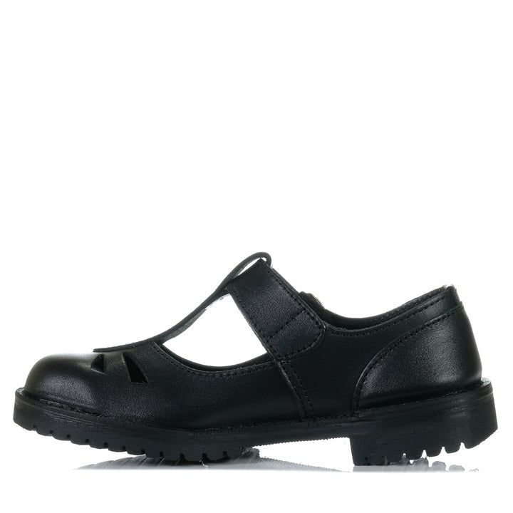 McKinlays Kristen T Bar Black, Womens, black, flats, McKinlays, sandals, school, womens, youth