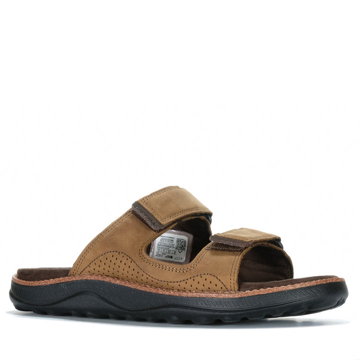 Merrell Cove Leather Slide Men's Coffee