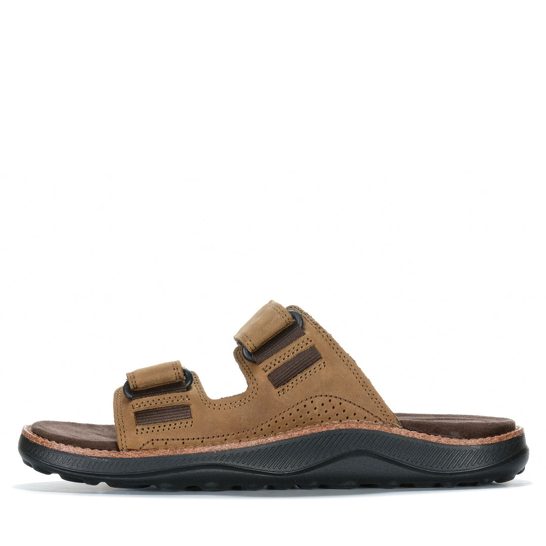 Merrell Cove Leather Slide Men's Coffee
