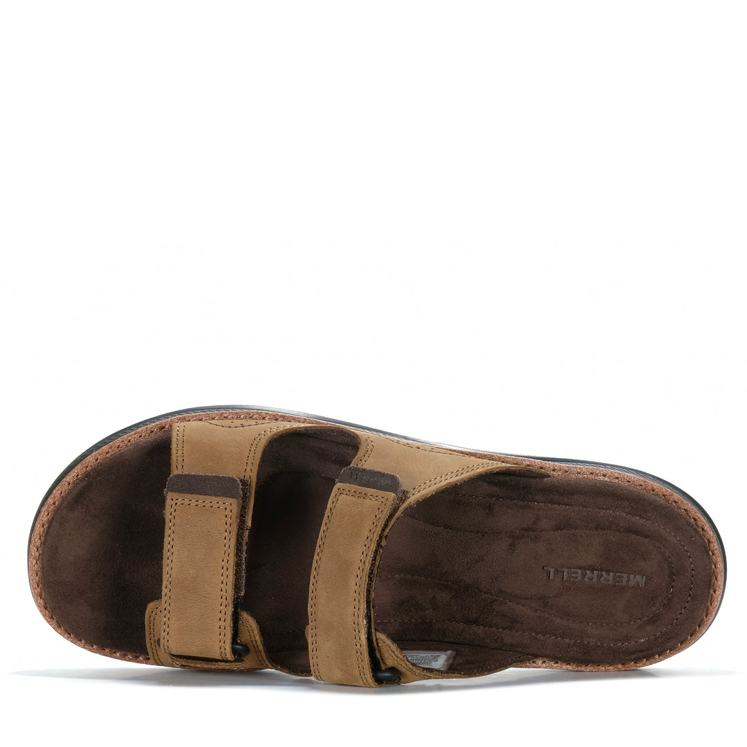 Merrell Cove Leather Slide Men's Coffee