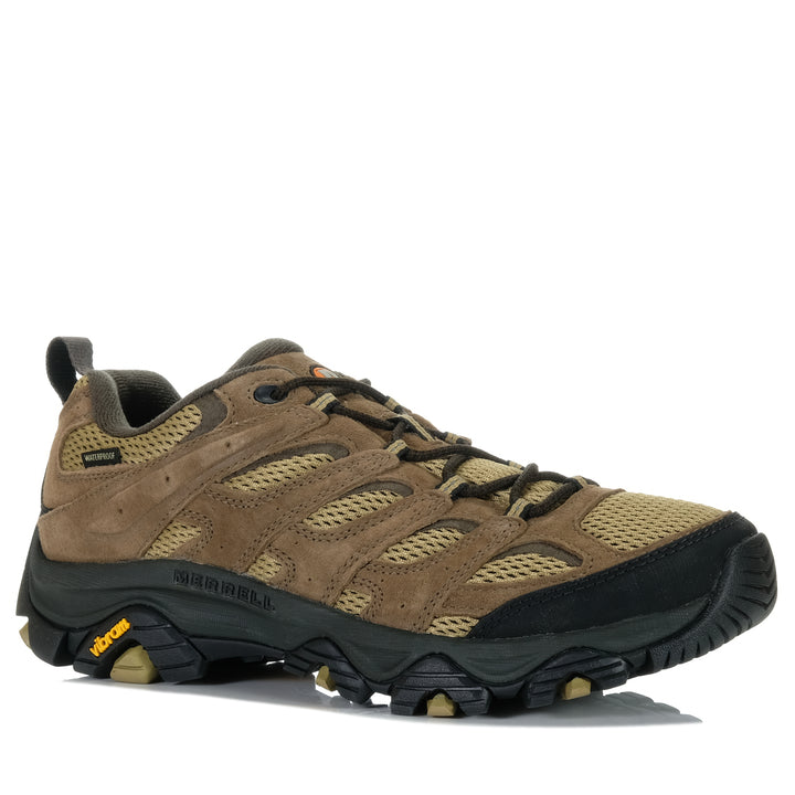 Merrell Moab 3 Hiking Waterproof Kangaroo/Coyote, Mens, brown, green, hiking, mens, merrell, sports, walking, waterproof