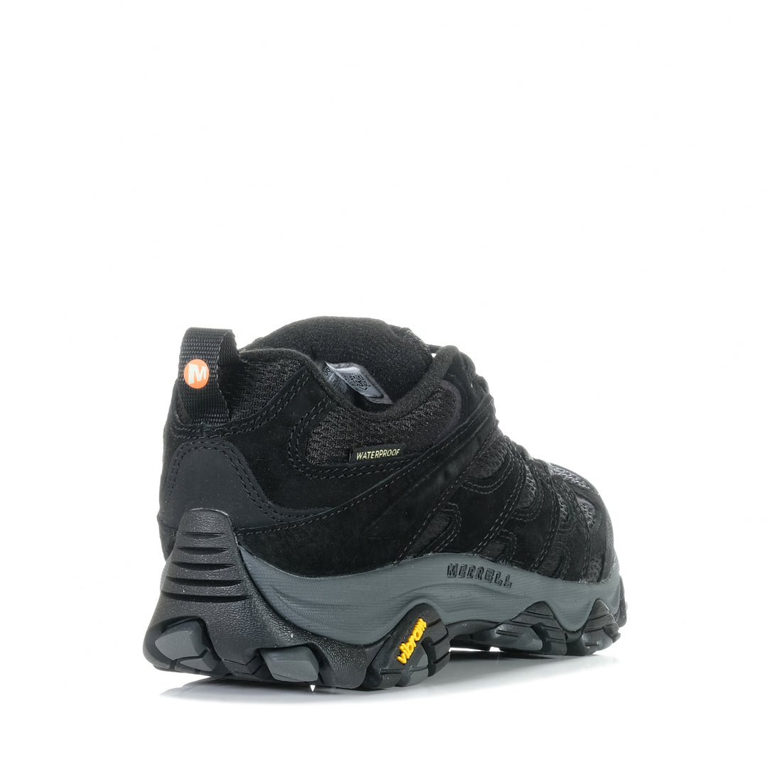 Merrell Moab 3 Waterproof Black Night, Mens, black, hiking, mens, merrell, sports, walking, waterproof