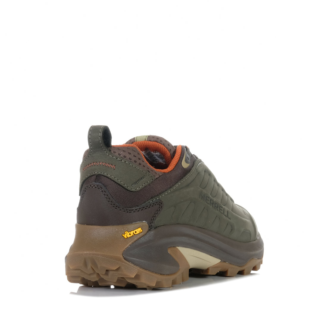 Merrell Moab Speed 2 Leather Waterproof Olive, Mens, green, hiking, mens, Merrell, sports, walking, waterproof