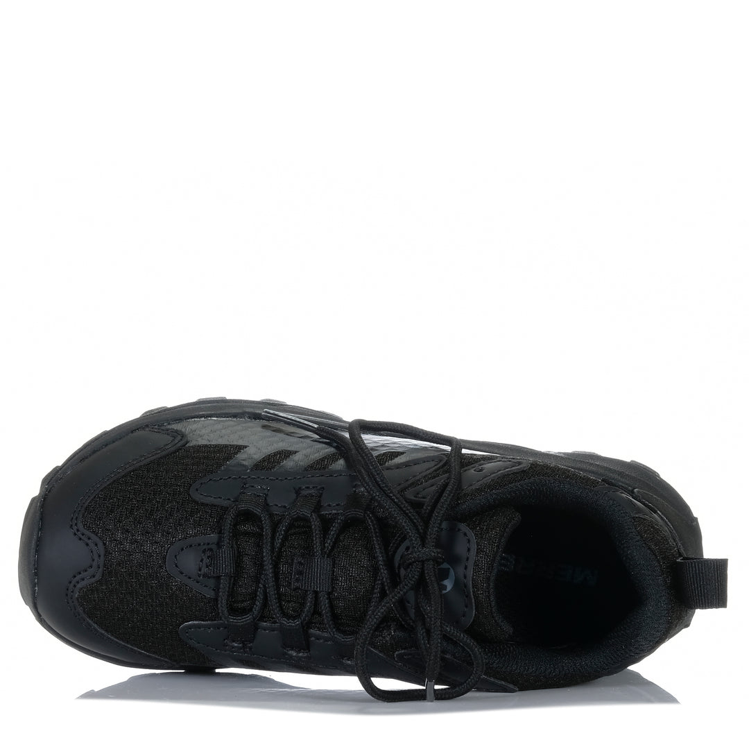 Merrell Moab Speed 2 Low Waterproof Triple Black Youth Sports