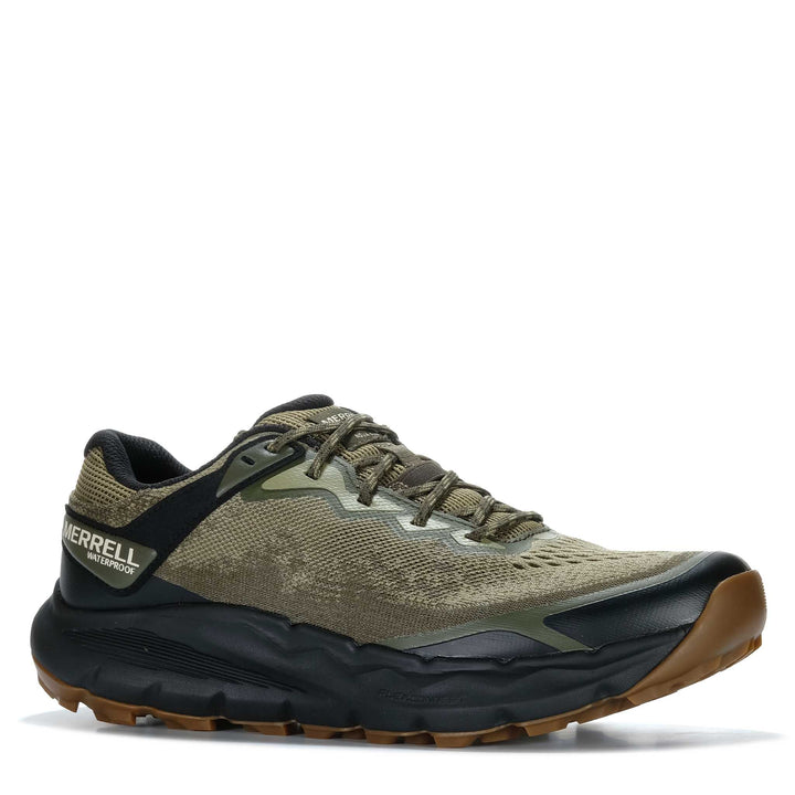 Merrell Nova 4 Waterproof Olive Mens Running &amp; Walking