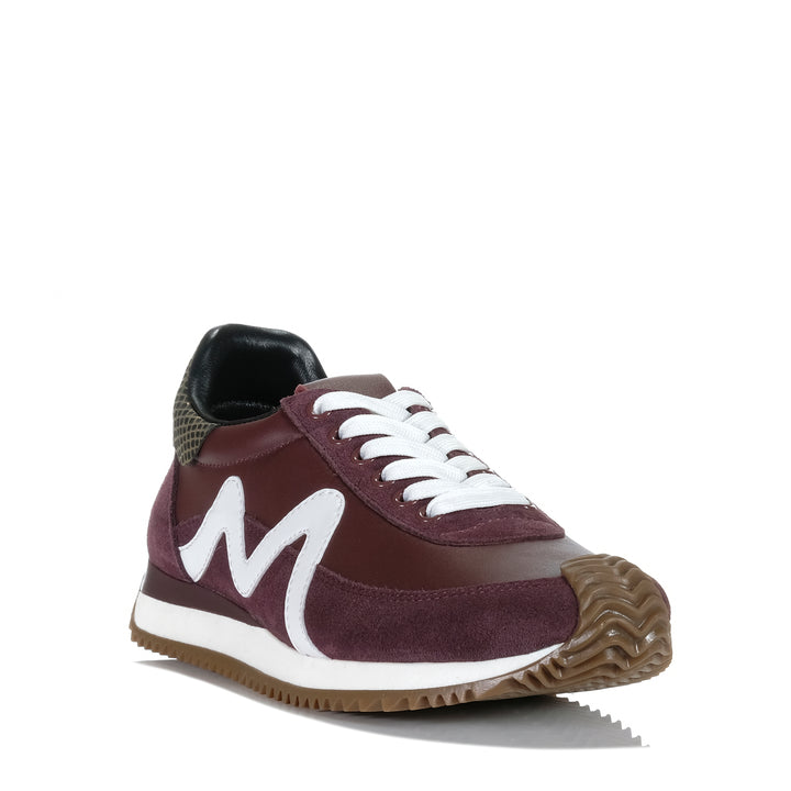 Minx Marvel Burgundy White