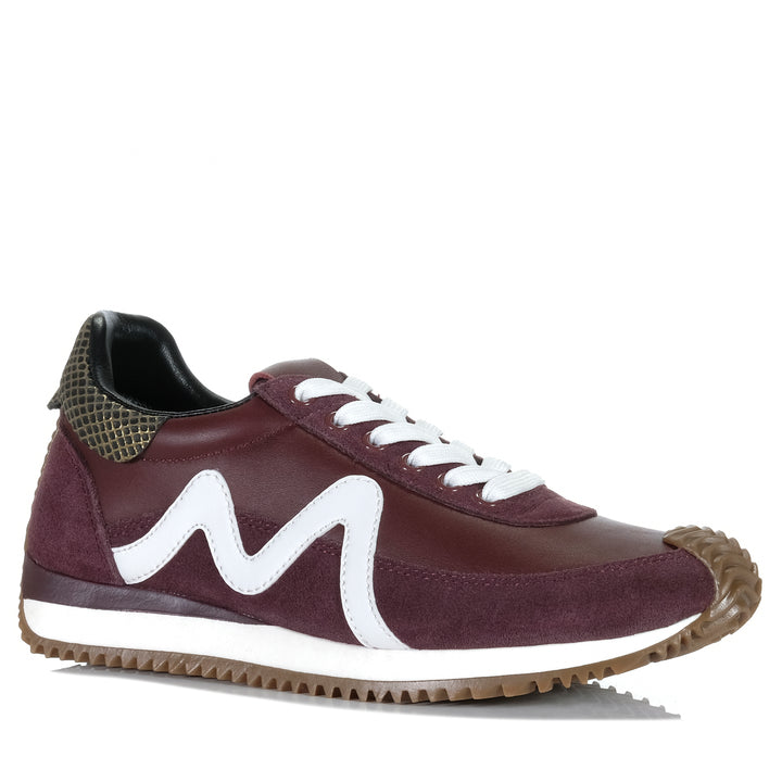 Minx Marvel Burgundy White