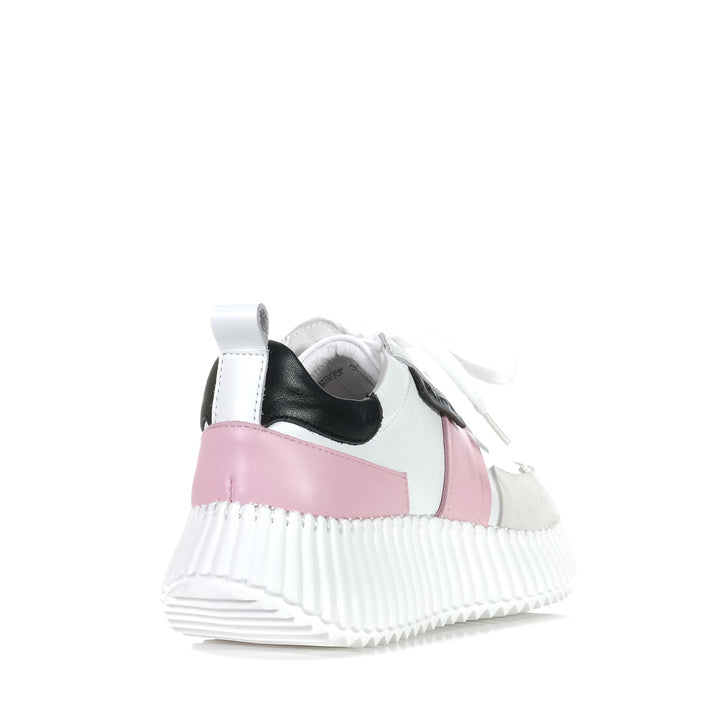 Minx Racer White/Pink, 37 EU, 38 EU, 39 EU, 40 EU, 41 EU, low-tops, Minx, sneakers, white, womens