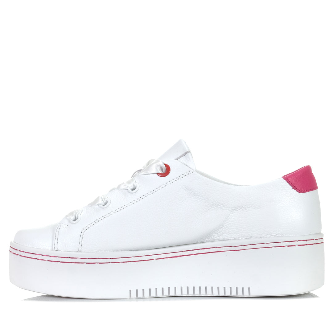 Minx Ace Of Hearts White/Red, 37 EU, 38 EU, 39 EU, 40 EU, 41 EU, flats, low-tops, Minx, shoes, sneakers, white, womens