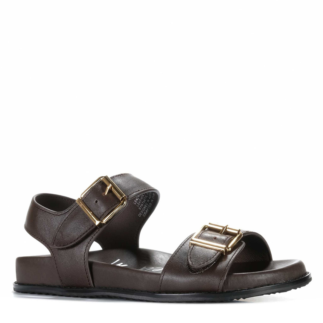 Naked Arches By Le Sansa Ziggro Womens Sandals#color_chocolate
