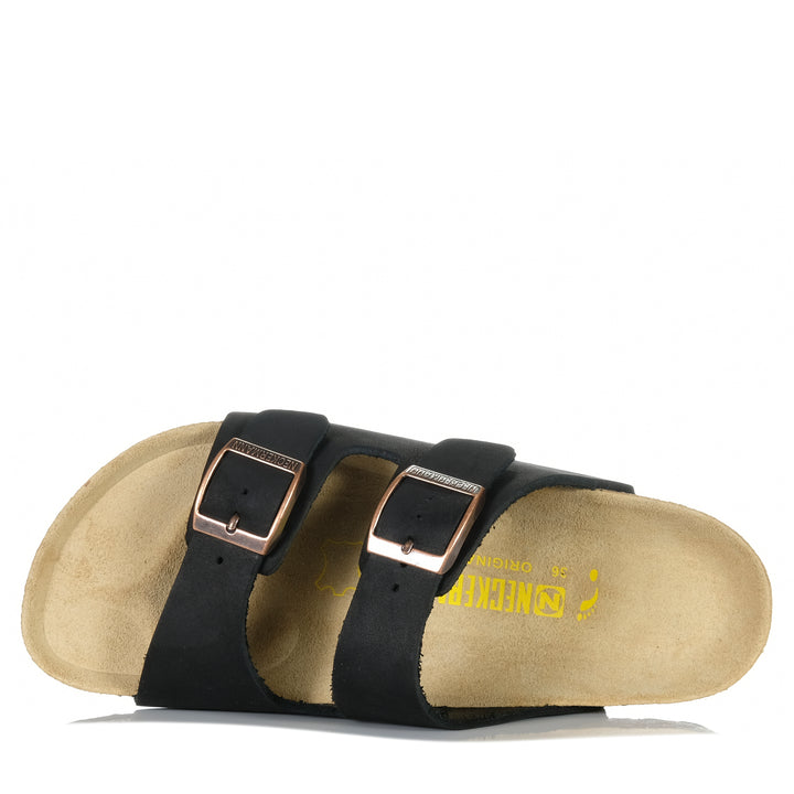 Neckermann N2718 Black Leather Womens Sandals