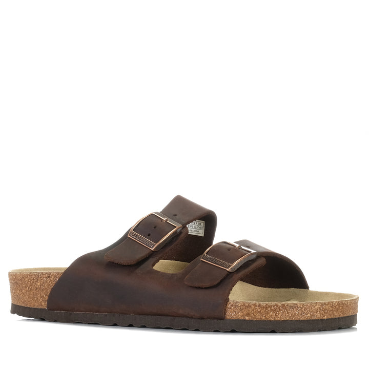 Neckermann N2718 Cafe Leather, 41 EU, 42 EU, 43 EU, 44 EU, 45 EU, 46 EU, brown, mens, neckermann, sandals