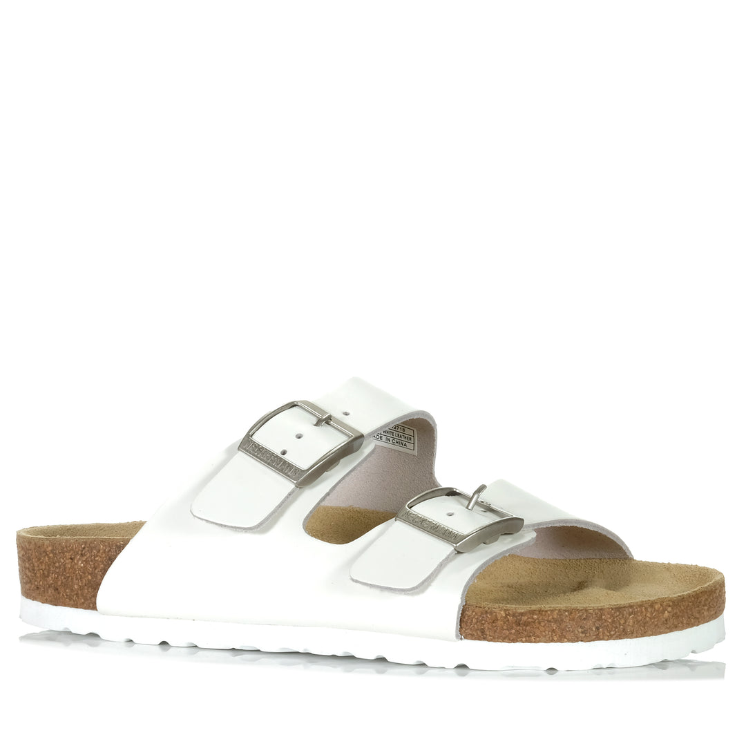 Neckermann N2718 White Leather Womens Sandals