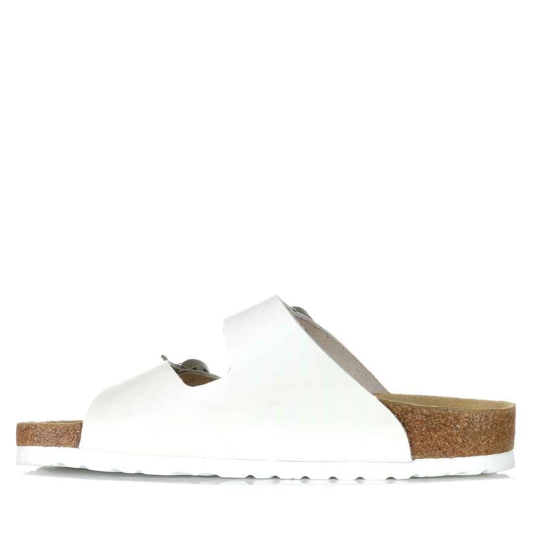 Neckermann N2718 White Leather Womens Sandals