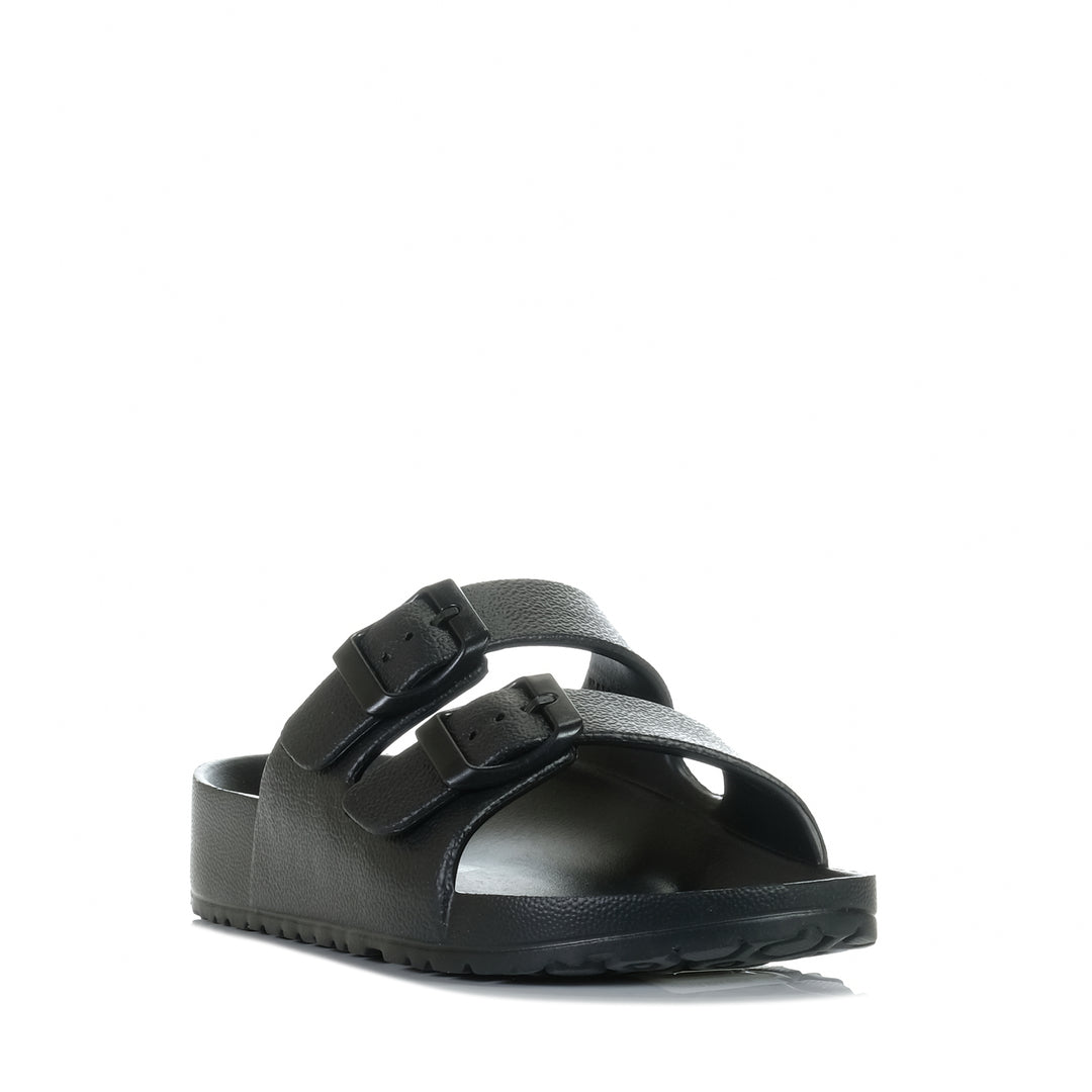 Neckermann N223 EVA Black, 36 EU, 37 EU, 38 EU, 39 EU, 40 EU, 41 EU, 42 EU, black, flats, neckermann, sandals, womens