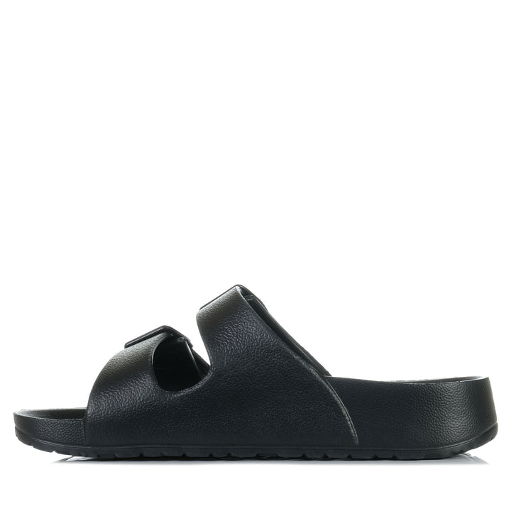 Neckermann N223 EVA Black, 36 EU, 37 EU, 38 EU, 39 EU, 40 EU, 41 EU, 42 EU, black, flats, neckermann, sandals, womens