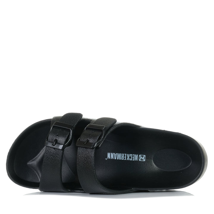 Neckermann N223 EVA Black, 36 EU, 37 EU, 38 EU, 39 EU, 40 EU, 41 EU, 42 EU, black, flats, neckermann, sandals, womens