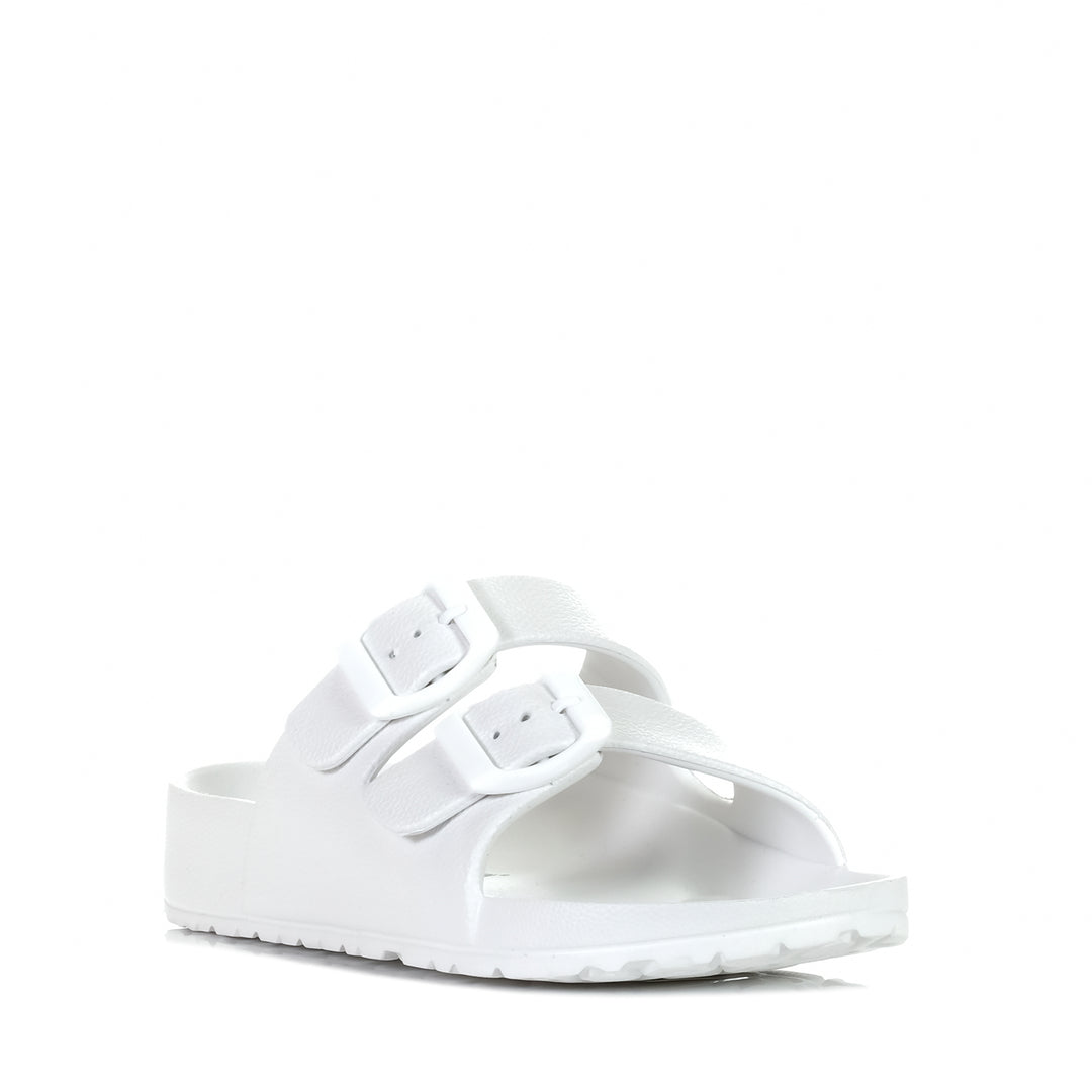 Neckermann N223 EVA White, 36 eu, 37 eu, 38 eu, 39 eu, 40 eu, 41 eu, 42 eu, flats, neckermann, sandals, white, womens