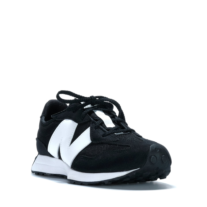 New Balance 327 GS327CBW Black/White
