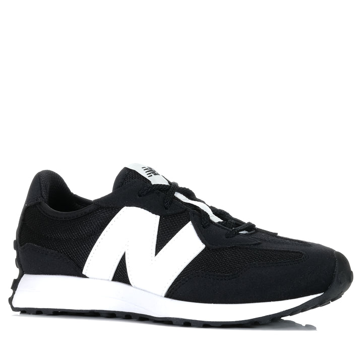 New Balance 327 GS327CBW Black/White