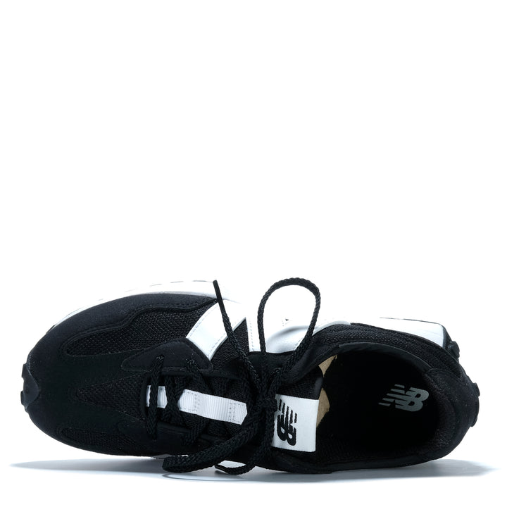 New Balance 327 GS327CBW Black/White